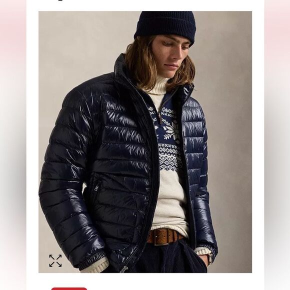 Polo Ralph Lauren Men's Snowflake Estate-Rib Pullover with Nordic Pattern - Picture 4 of 7